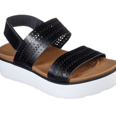 Skechers Πέδιλο-Σανδάλι Γυναικείο - Summer Rose - Blissed Out 33245-BLK Black