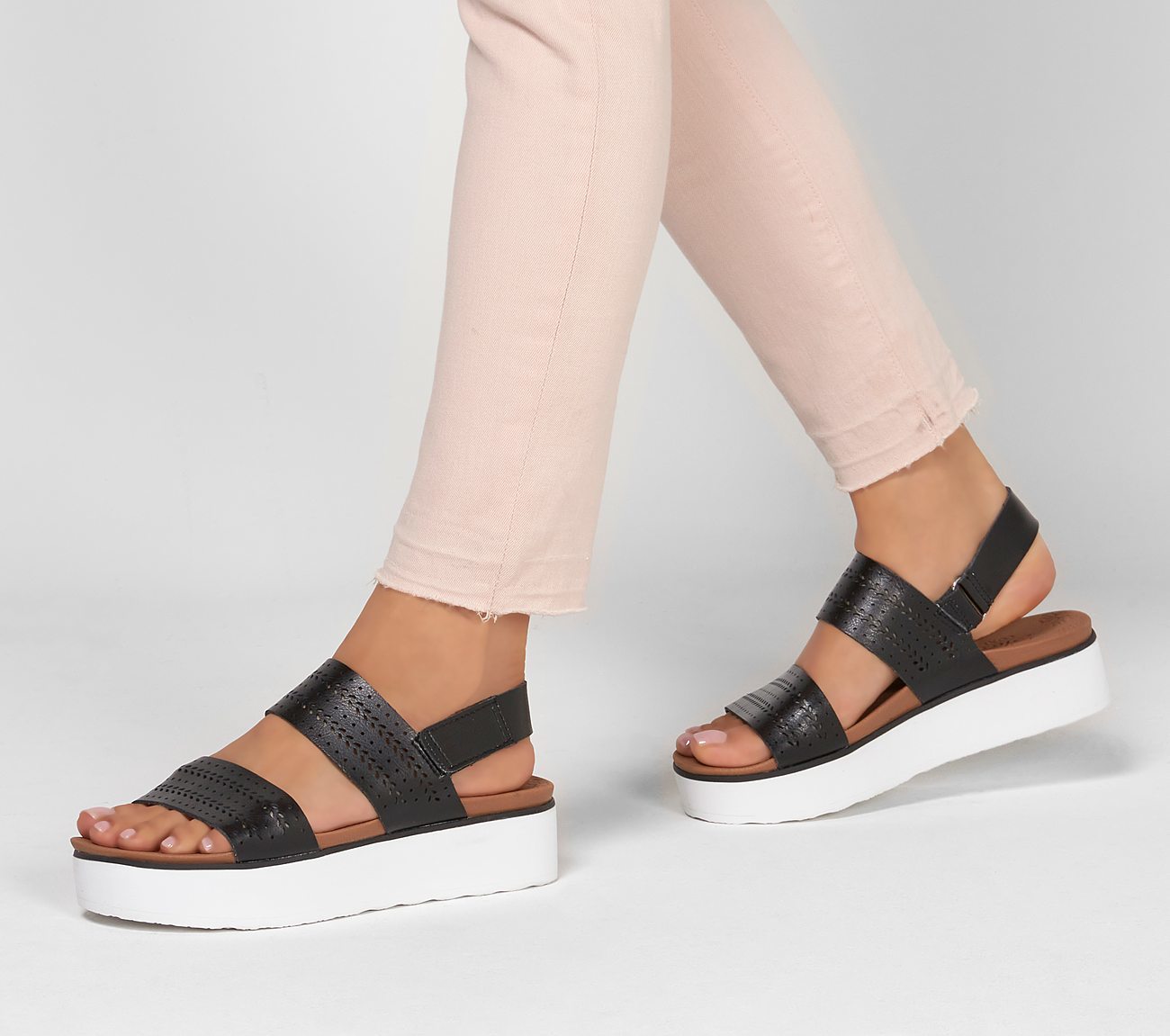 Skechers Πέδιλο-Σανδάλι Γυναικείο - Summer Rose - Blissed Out 33245-BLK Black - Image 2