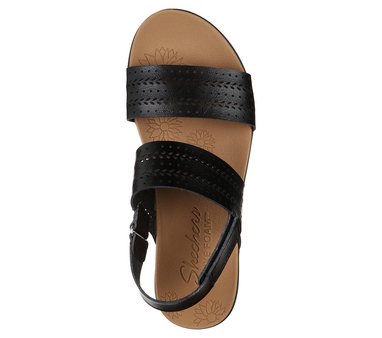 Skechers Πέδιλο-Σανδάλι Γυναικείο - Summer Rose - Blissed Out 33245-BLK Black - Image 3