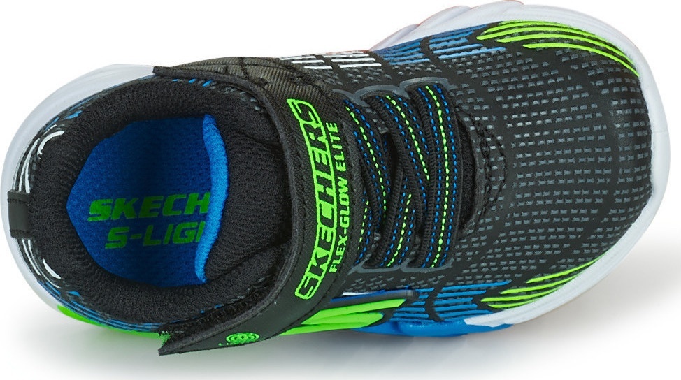 Skechers Παπούτσι για Αγόρι - Flex Glow Elite - Black - 400135N-BBLM - Image 3
