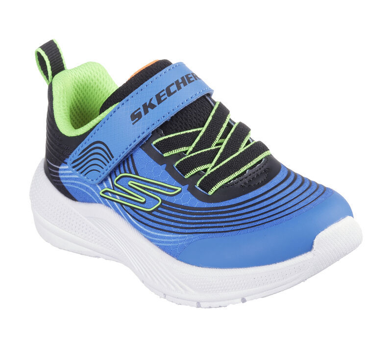Skechers Παπούτσι Παιδικό Για Αγόρι - Microspec Advance Toddler Gore Strap - 403926N-BLLM - Blue - Image 2