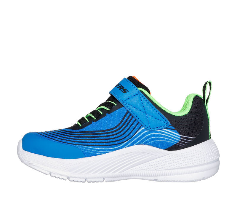 Skechers Παπούτσι Παιδικό Για Αγόρι - Microspec Advance Toddler Gore Strap - 403926N-BLLM - Blue - Image 3