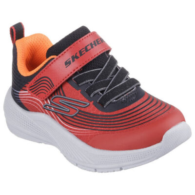 Skechers Παπούτσι Παιδικό Για Αγόρι - Microspec Advance Toddler Gore Strap - 403926N-RDBK - Red