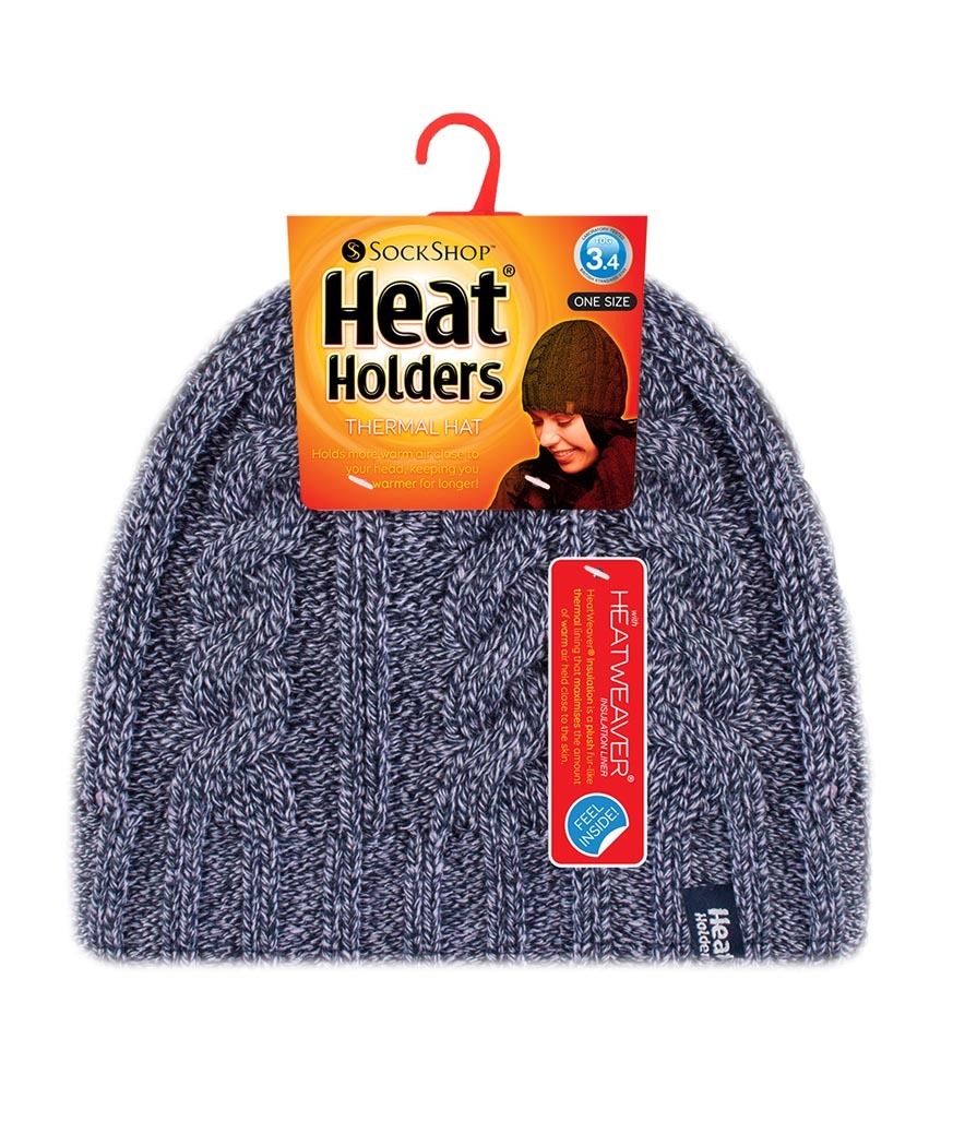 Heat Holders Γυναικείος Σκούφος - Cable Hat - Navy Twist - 80113-0483