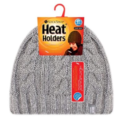 Heat Holders Γυναικείος Σκούφος - Cable Hat - Twist - 80113-0506 - Light Grey
