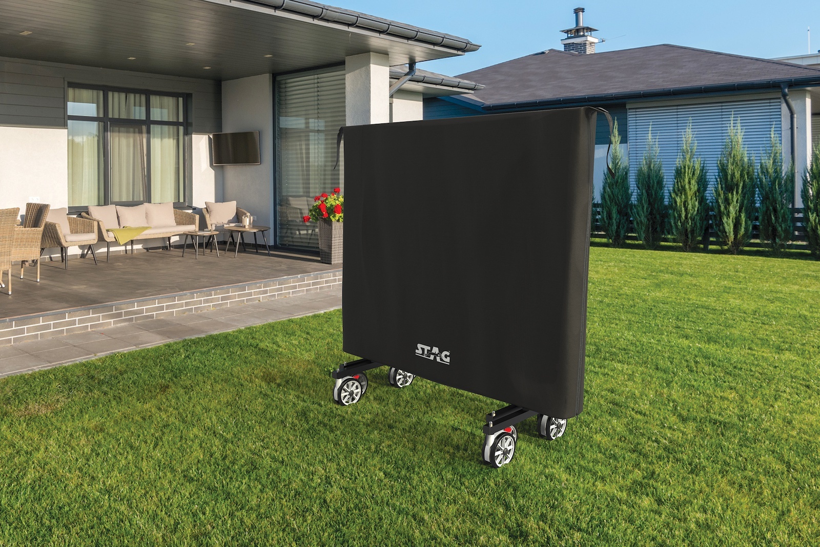 Stag - Κάλλυμα για Τραπέζι Ping Pong 2-in-1 Folding & Flat (160x155x30εκ) - 42891 - Image 3