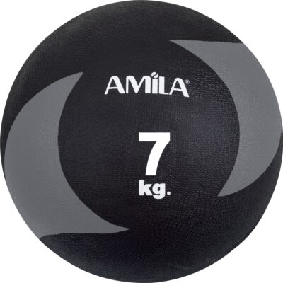 Amila Μπάλα Medicine Ball Original Rubber 7Kg - Grey - 44634