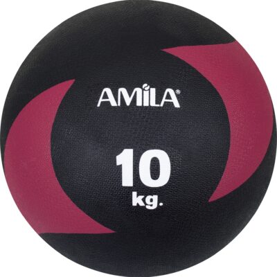 Amila Μπάλα Medicine Ball Original Rubber 10Kg - Fuchsia - 44642