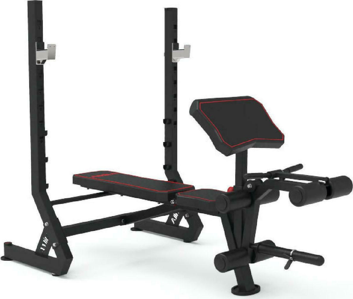 Amila - Ρυθμιζόμενος Πάγκος Γυμναστικής Γενικής Χρήσης με Ορθοστάτες - 44752 - Image 6