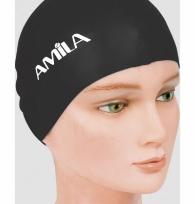 Amila Σκουφάκι Κολύμβησης - Basic - Black - 47013