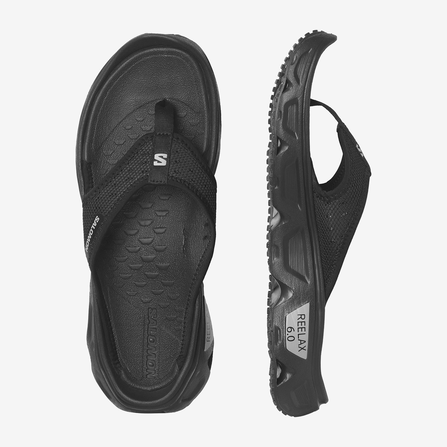Salomon Σαγιονάρα REELAX BREAK 6.0 BLACK/BLACK/ALLOY 471108 - Image 2