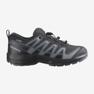 Salomon Παπούτσι Παιδικό Αδιάβροχο - XA PRO V8 WATERPROOF - 477293 -  Μαύρο Γκρι Turbulence  Quarry