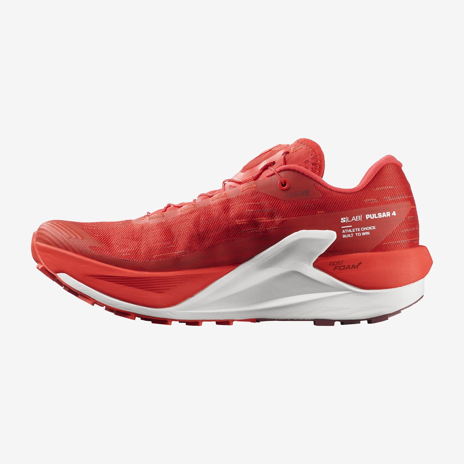 Salomon Unisex Παπούτσια Ορεινού Τρεξίματος - S/LAB PULSAR 4 - 477703 Fiery Red Vanilla Ice - Image 6