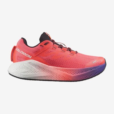 Salomon Παπούτσι Γυναικείο τρεξίματος AERO GLIDE 3 GRADIENT 479758  NEON FLAME  WHITE  BLACK
