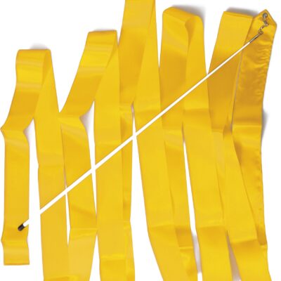 Amila Κορδέλα Ρυθμικής Γυμναστικής 6m -Yellow - 47986