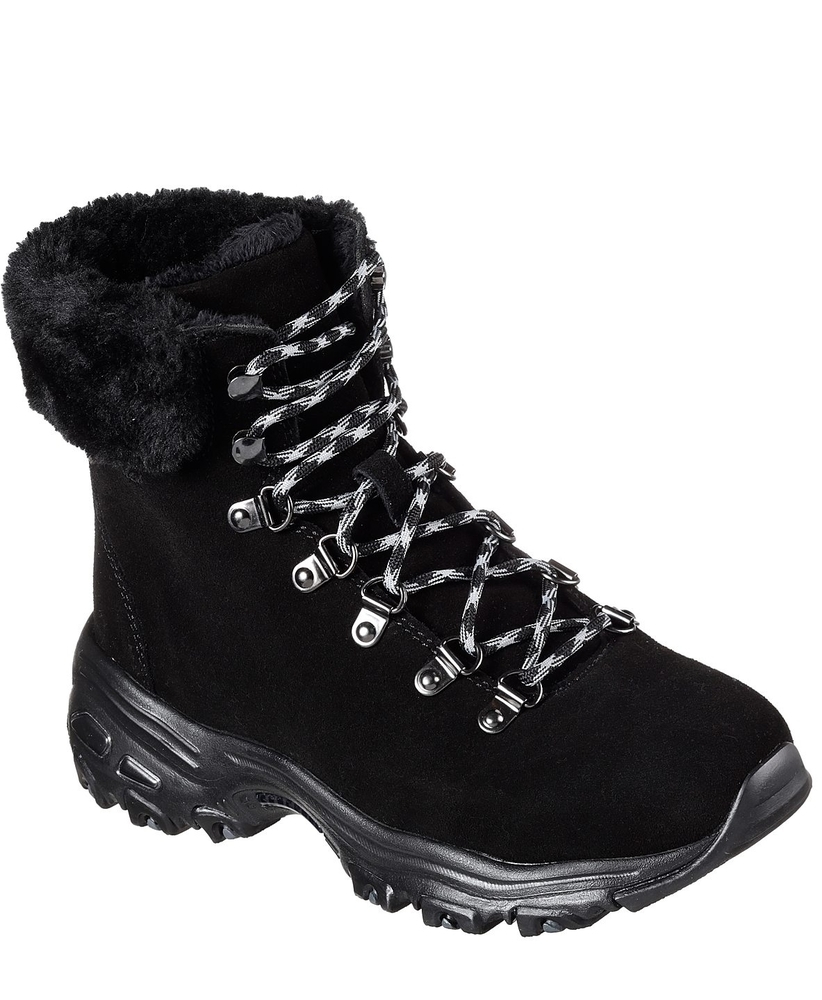 Skechers Μποτάκι Γυναικείο -DLites - Alps 48644-BLK Black