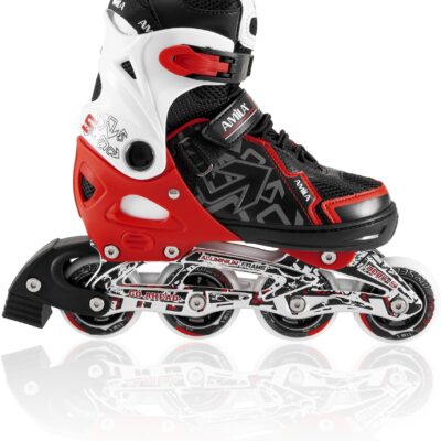 Amila Inline Rollers - Size 33-36 - Red - 48915