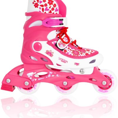 Amila Inline Rollers - Size 31-34 - Pink - 48923