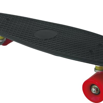 Amila Τροχοσανίδα - Skateboard Plastic 22" BlackFire - Black - 48940