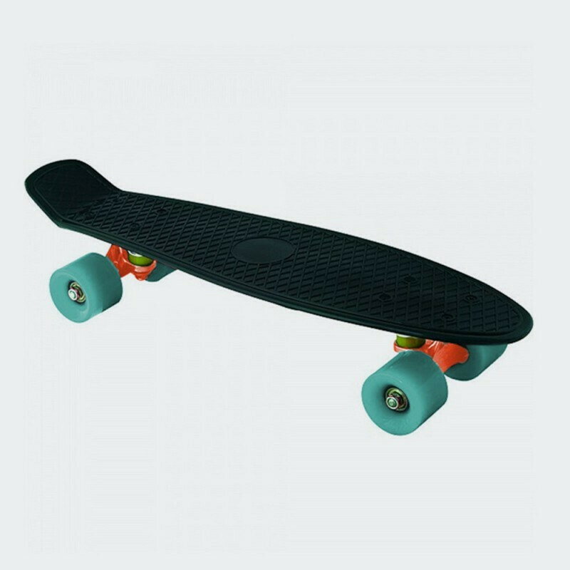 Amila Τροχοσανίδα - Skateboard Plastic 22" BlackSky - Black - 48942 - Image 2
