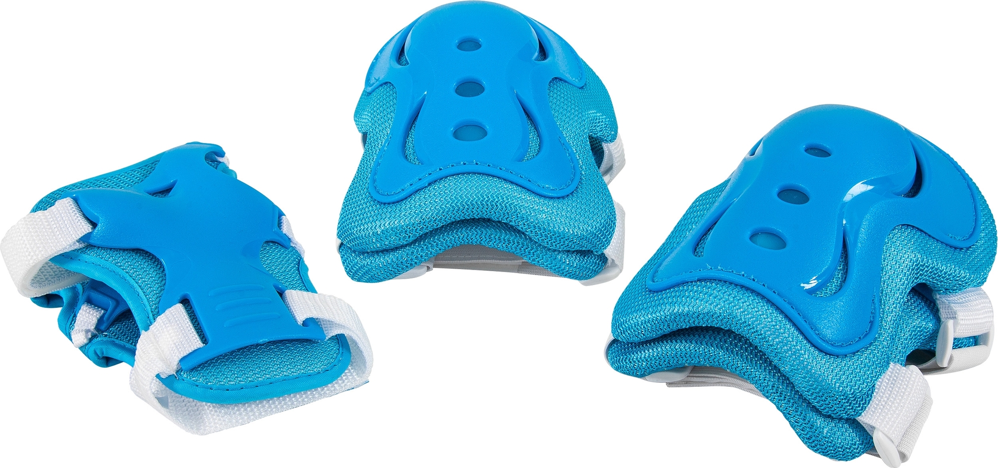 Amila Σετ Προστατευτικά για Rollers & Ποδήλατο - Size L - Light Blue - 49042
