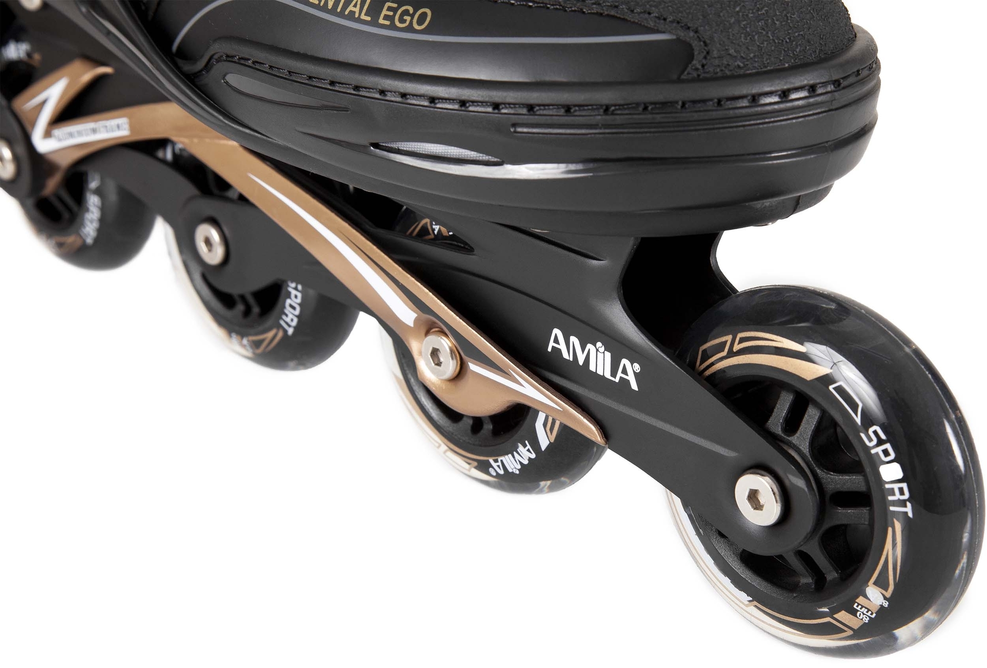 Amila Inline Rollers - Size 44 - Black - 49075 - Image 2