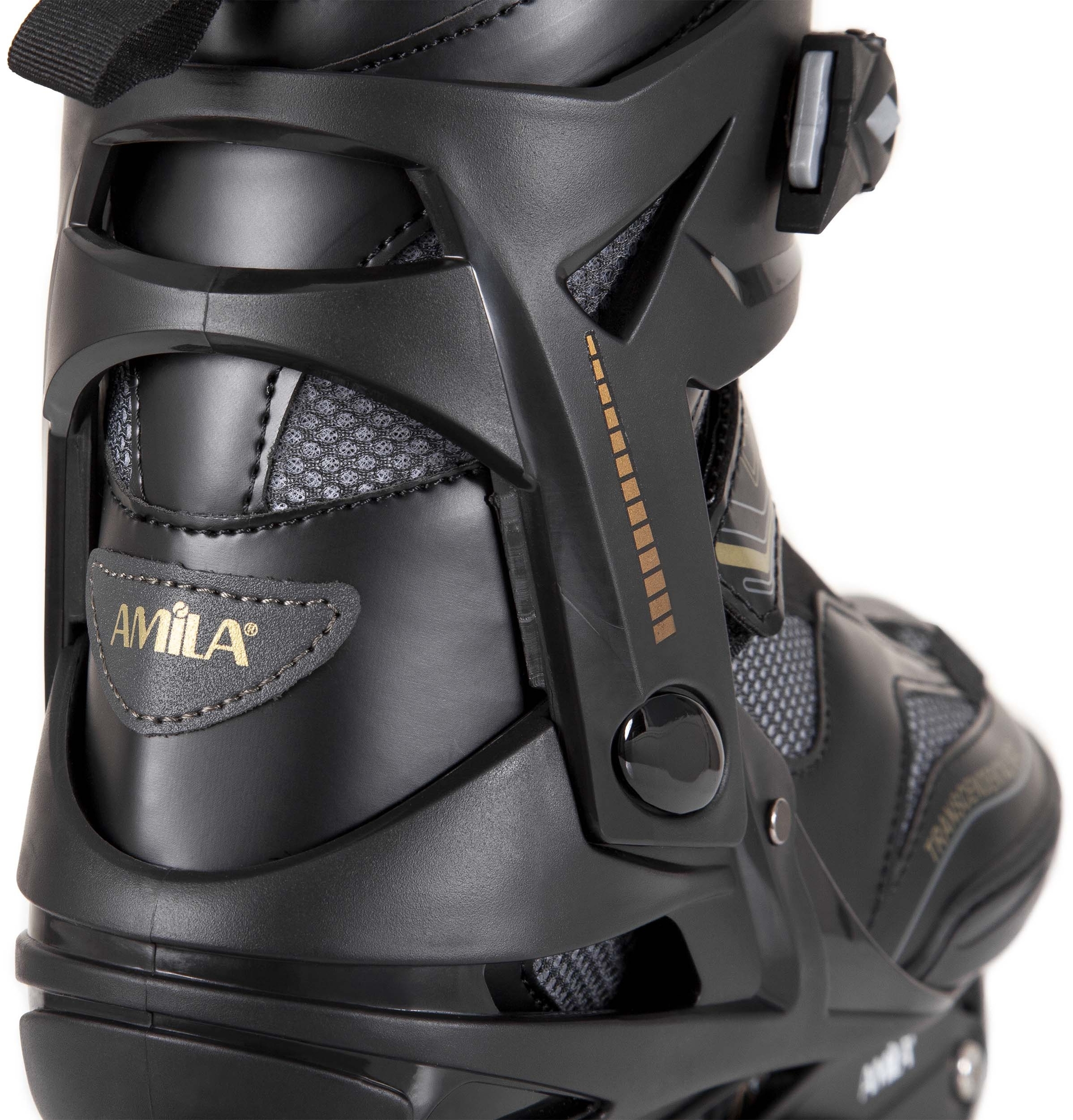 Amila Inline Rollers - Size 44 - Black - 49075 - Image 4