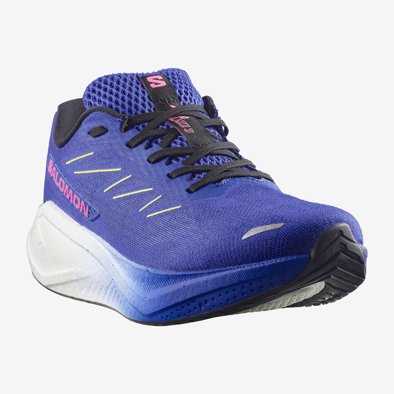 Salomon Ανδρικά Παπούτσια για Τρέξιμο Δρόμου - AERO BLAZE 3 - 491056 Bluing Acid Lime - Image 3