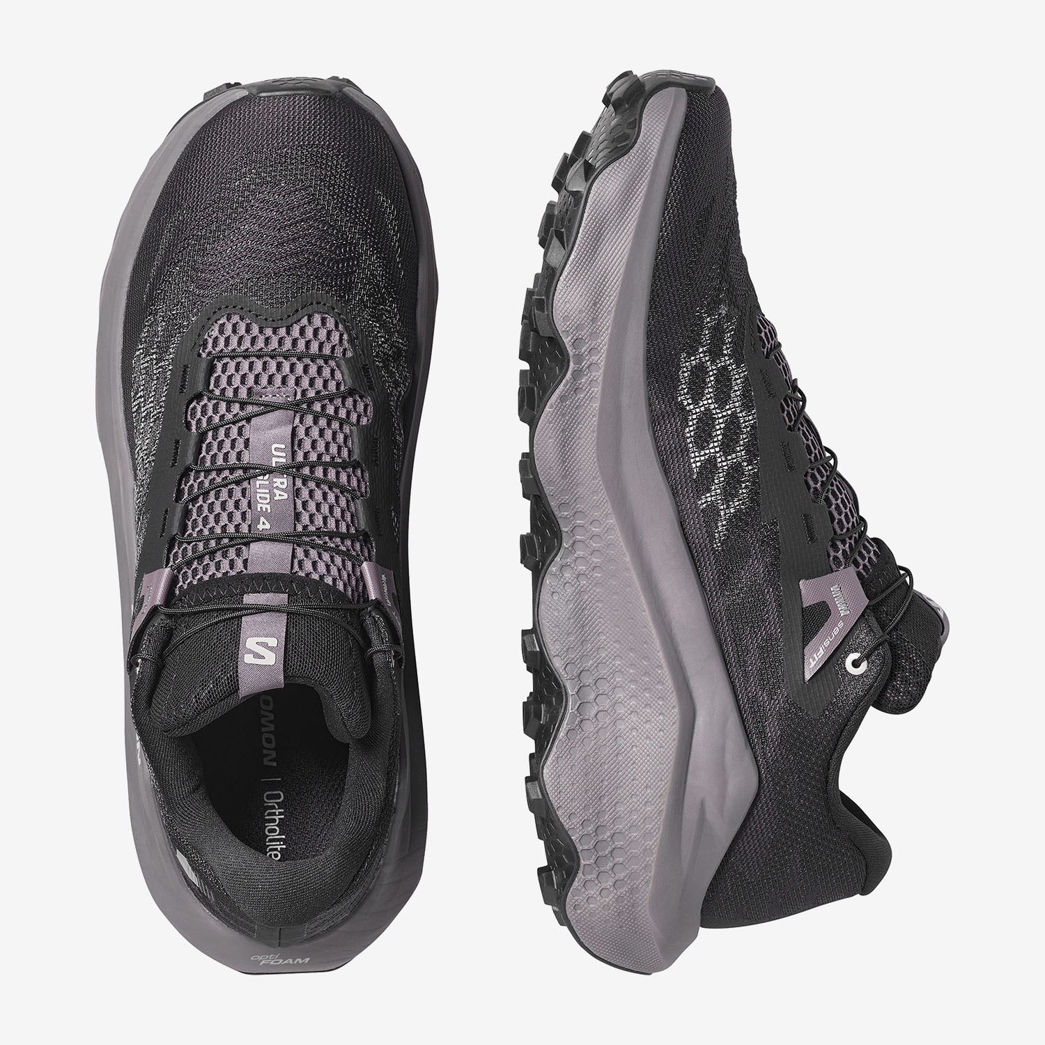 Salomon Ανδρικά Παπούτσια Ορεινού Τρεξίματος - ULTRA GLIDE 4 - 491412 Black Dark Gull Gray - Image 2