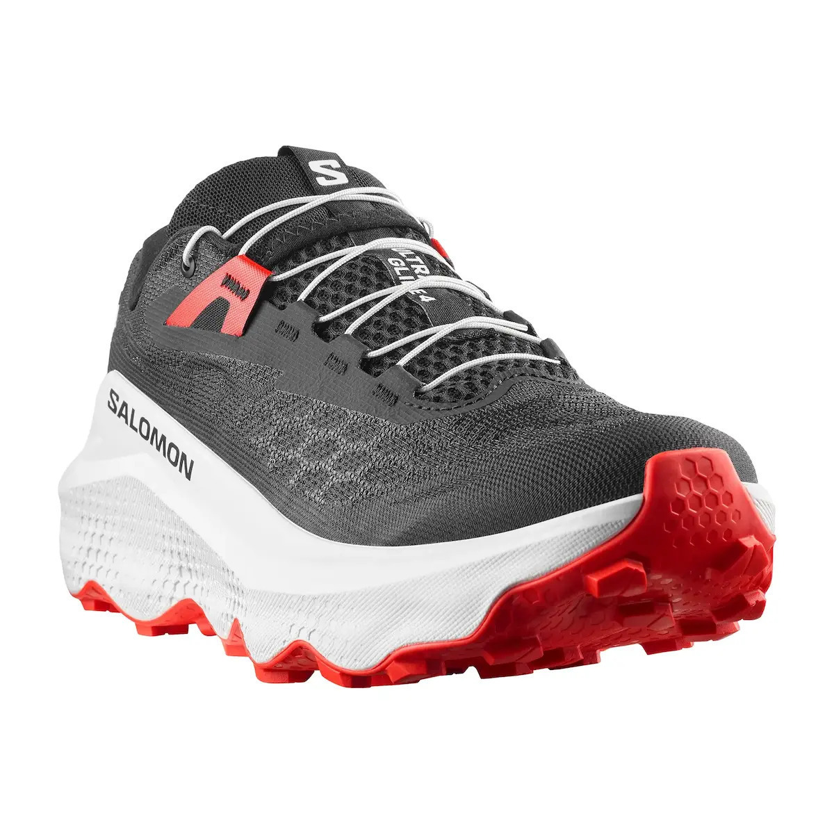 Salomon Ανδρικά Παπούτσια Ορεινού Τρεξίματος - ULTRA GLIDE 4 - 491413 BLACK WHITE FIERY RED - Image 4