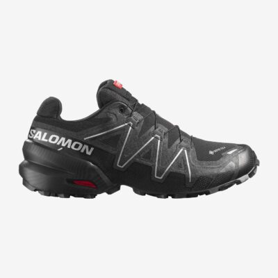 Salomon Unisex Παπούτσια Ορεινού Τρεξίματος - SPEEDCROSS 6 GORE-TEX 2 - 491590 Black Silver