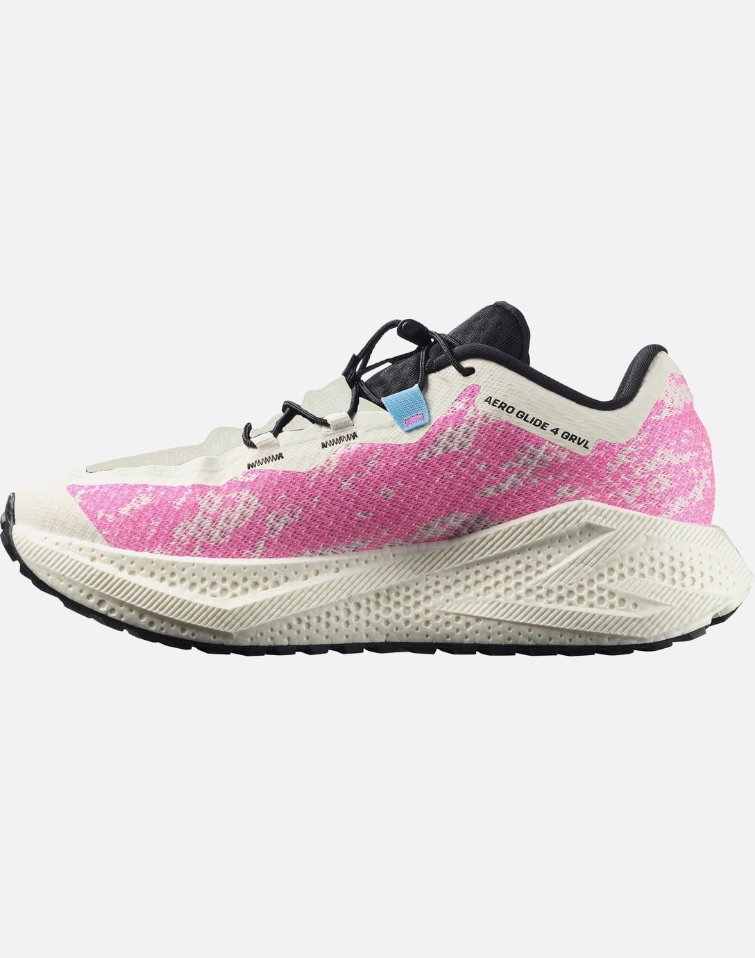 Salomon Ανδρικά Παπούτσια για Τρέξιμο Δρόμου - AERO GLIDE 4 GRVL - 491748 Vanilla Ice Knockout Pink - Image 4