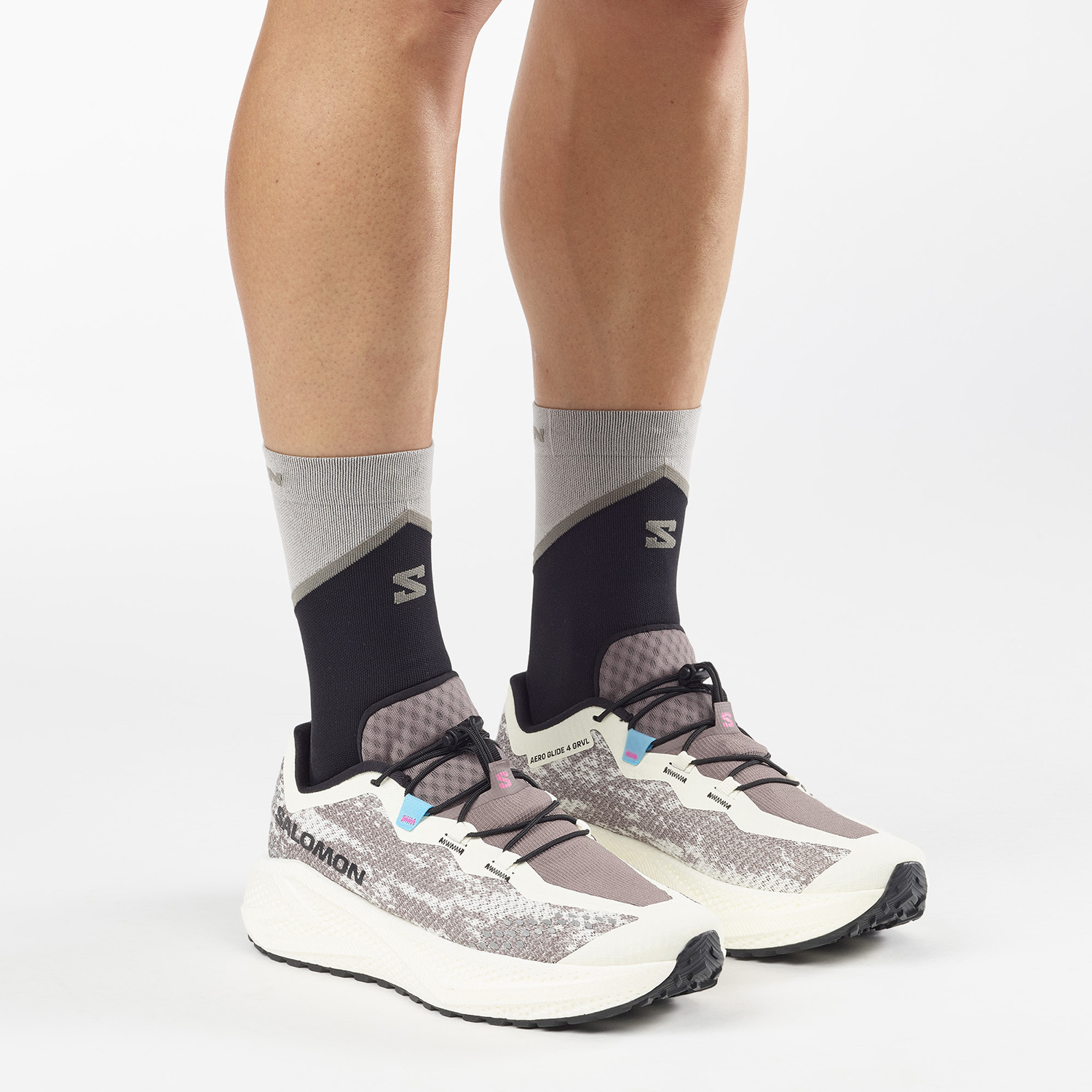 Salomon Ανδρικά Παπούτσια για Τρέξιμο Δρόμου - AERO GLIDE 4 GRVL - 491749 VANILA BLACK IRON - Image 7