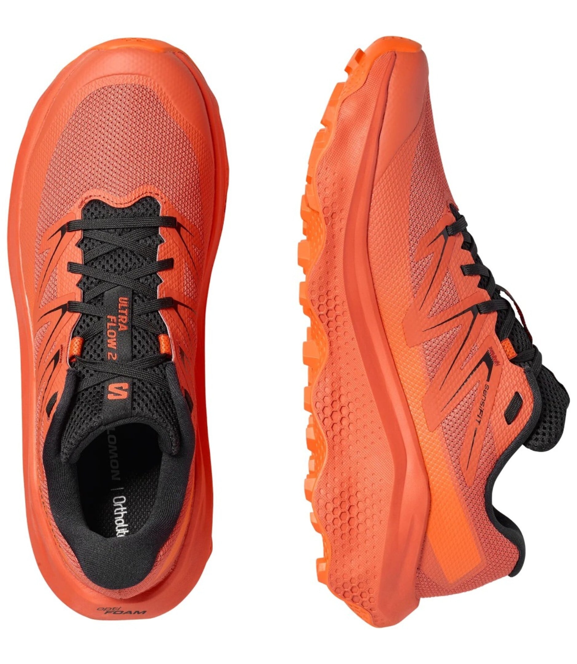 Salomon Ανδρικά Παπούτσια Ορεινού Τρεξίματος - Ultra Flow 2 Trail Running 492215 CHILI DRAGON FIRE - Image 3
