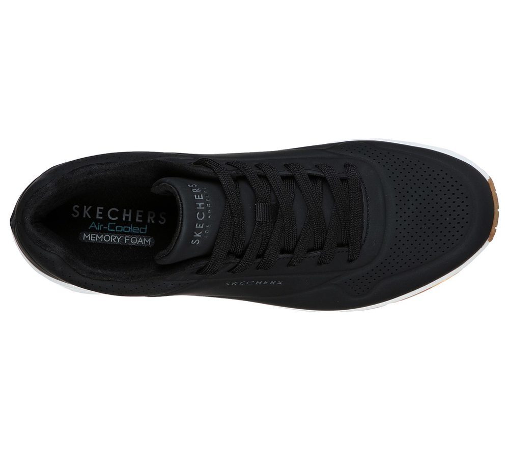 Skechers Παπούτσι Ανδρικό - Uno - Stand On Air 52458 BLACK - Image 3