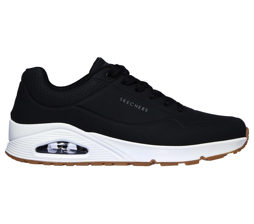 Skechers Παπούτσι Ανδρικό - Uno - Stand On Air 52458 BLACK - Image 5