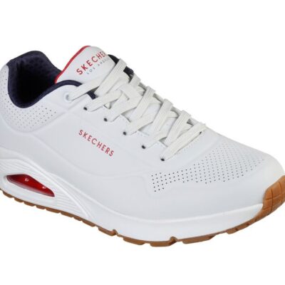 Skechers Παπούτσι Ανδρικό - Uno - Stand On Air 52458 WNVR WHITE