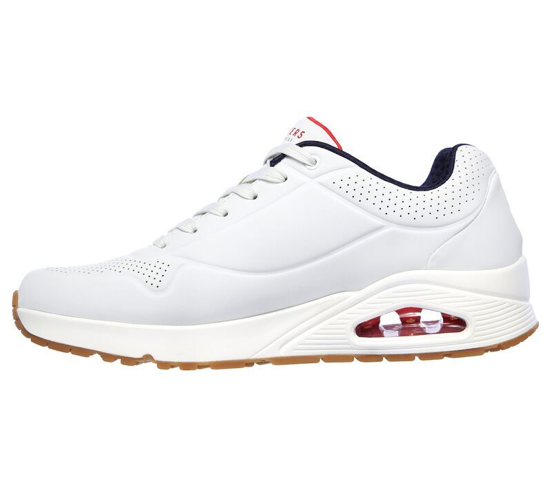 Skechers Παπούτσι Ανδρικό - Uno - Stand On Air 52458 WNVR WHITE - Image 5