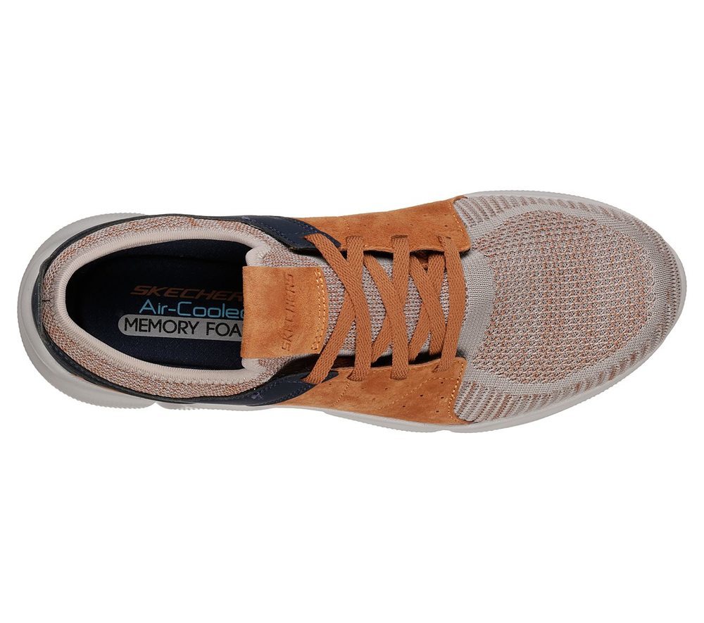 Skechers Παπούτσι Ανδρικό -Drafter - Wellmont 52947-TNV -Natural-Navy - Image 2