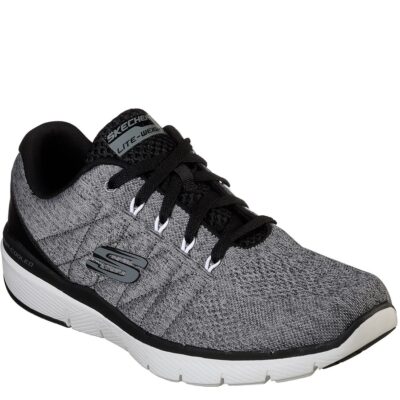 Skechers Παπούτσι Ανδρικό - Flex Advantage 3.0 - Stally 52957-CCBK Gray-Black