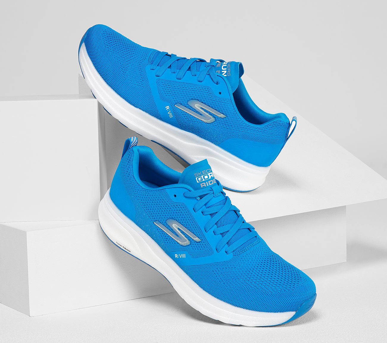 Skechers Παπούτσι Ανδρικό - Go Run Ride 8 Hyper 55224-BLU Blue - Image 3