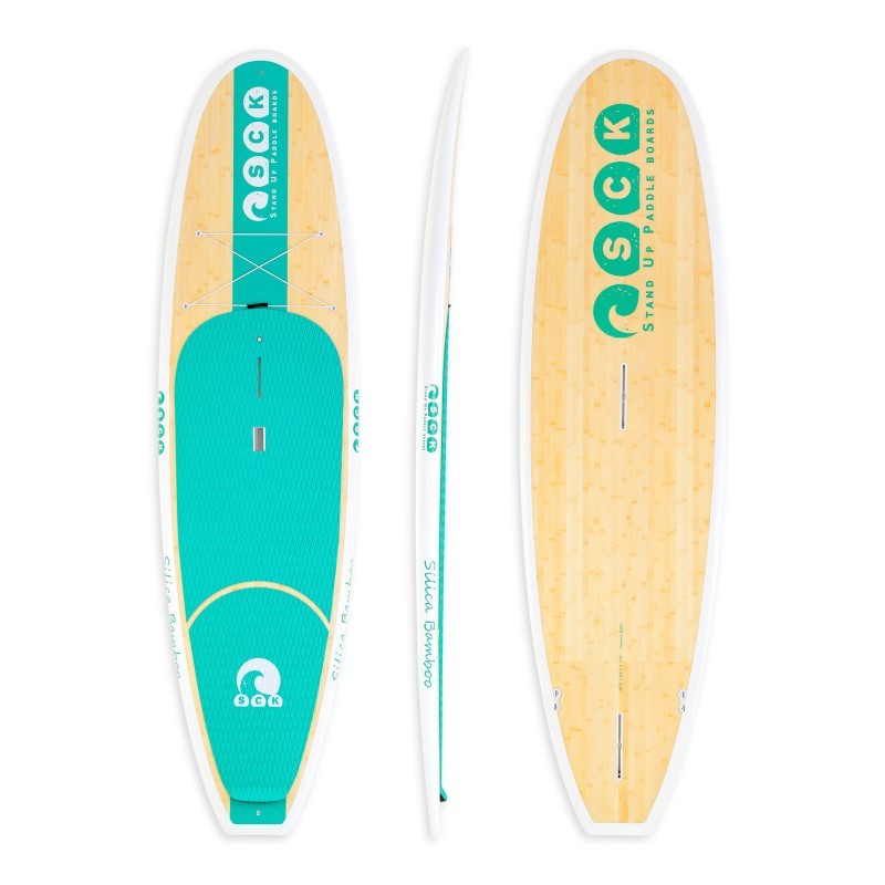 SCK Σανίδα SUP Bamboo 10'6" - Silica - 0103-1061125 - Blue
