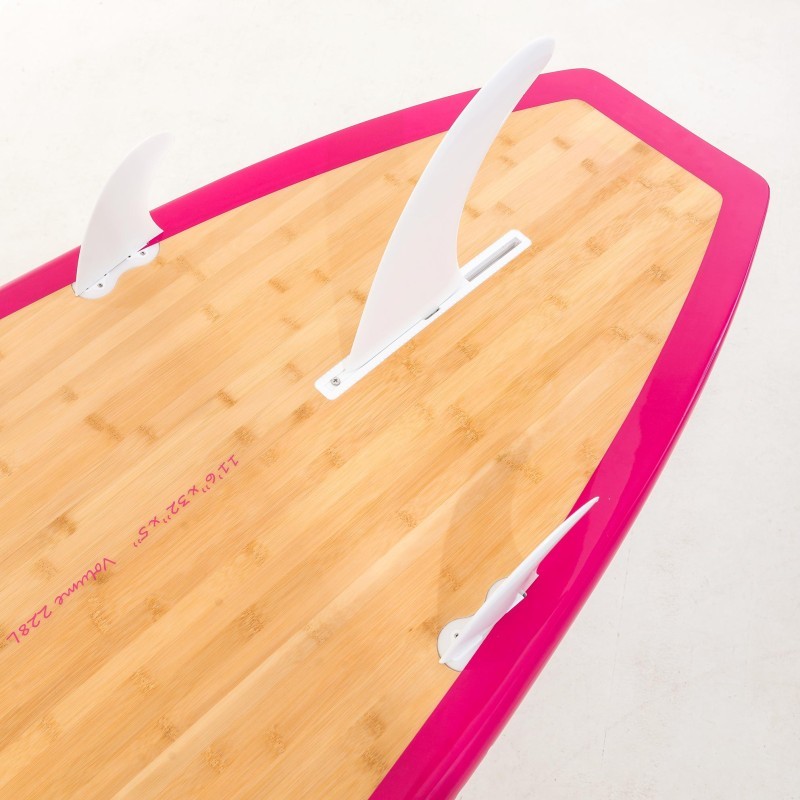 SCK Σανίδα SUP Bamboo 10'6" - Ruby - 0103-106425 - Pink - Image 6