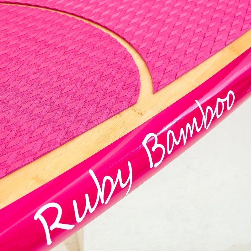 SCK Σανίδα SUP Bamboo 10'6" - Ruby - 0103-106425 - Pink - Image 8