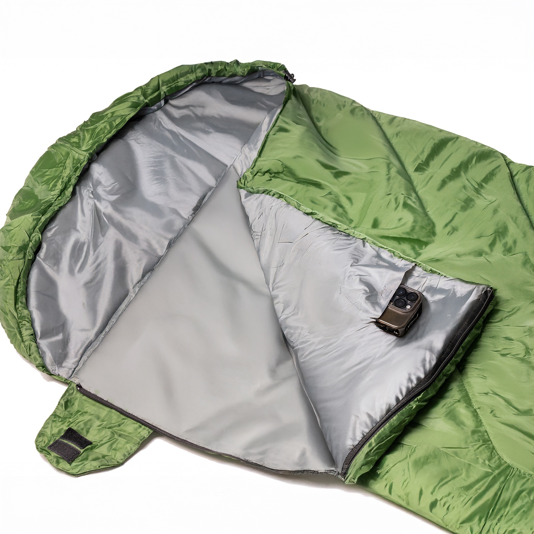 Campo Υπνόσακος - Summit 250 Sleeping Bag 190+30x75cm - 6002080 - Green - Image 2