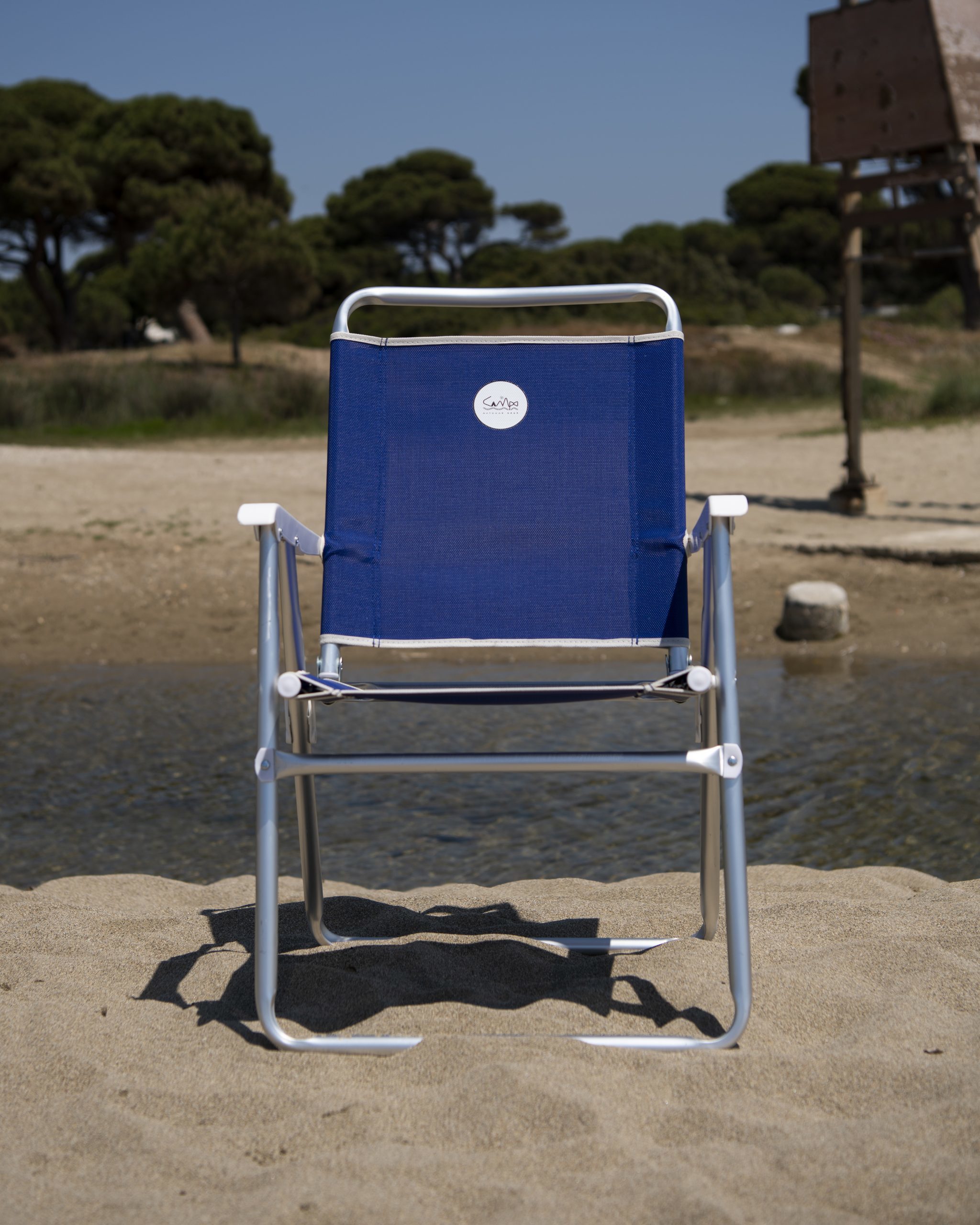 Campo Καρέκλα Παραλίας - Beach 5 - Αλουμινίου 63x57x41/ 88,5 cm - 6005081 - Capri Blue - Image 2
