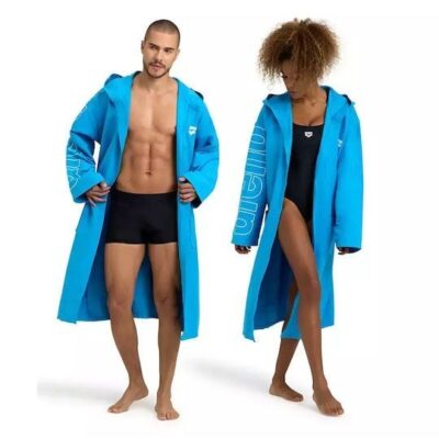 Arena Μπουρνούζι Unisex - Zeal Plus - Μπλε Denim Λευκό - 005308-401