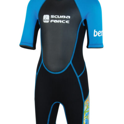 Scuba Force Παιδική Στολή Κατάδυσης - Berry 3mm monoshort - Black Blue