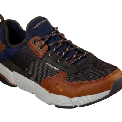 Skechers Παπούτσι Ανδρικό - Relaxed Fit: Metco - Parken 66177-BROL Brown