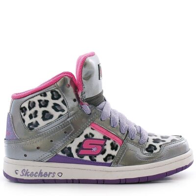 Skechers Μποτάκι Γιά κορίτσι - Animal Print Mid Top 80727L-GUMT